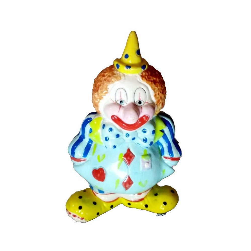 Charles Fazzino 1983 Clown Piggy Bank -Vintage Collectible Pop Art